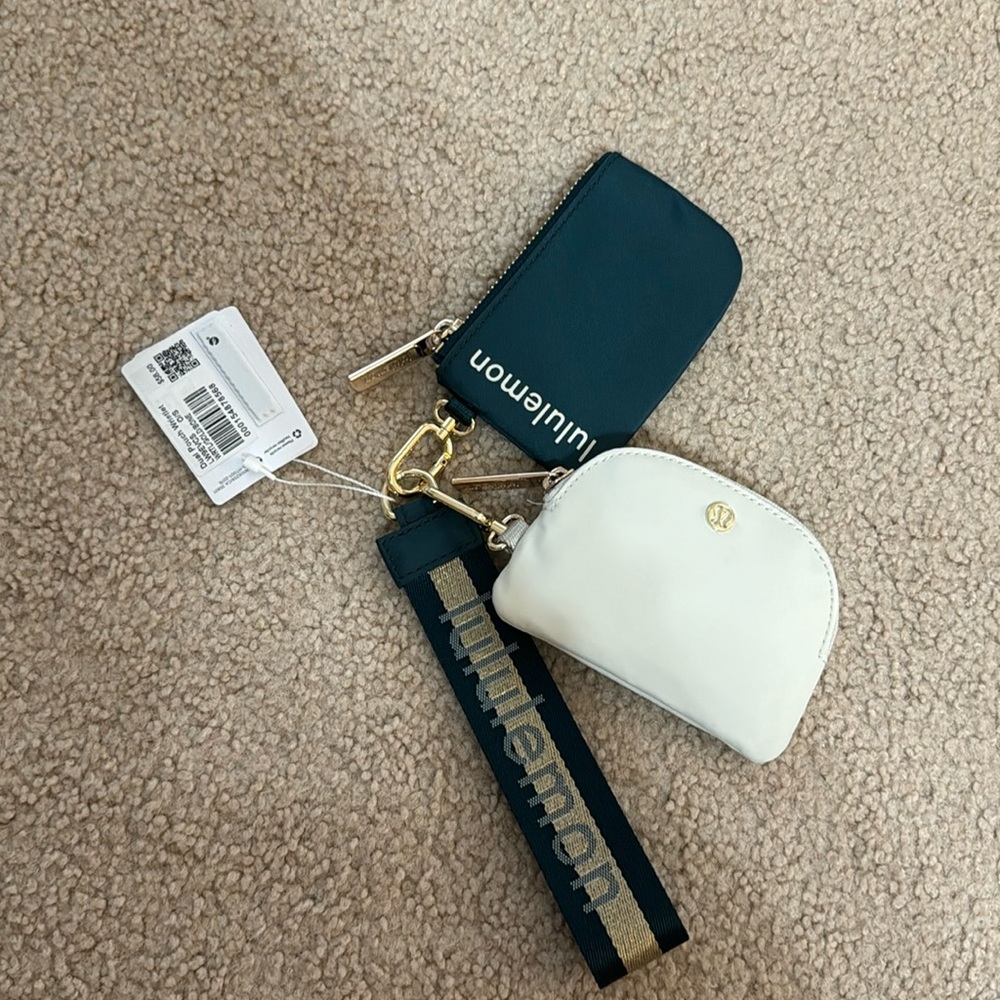 Dual Pouch Wristlet Wallet